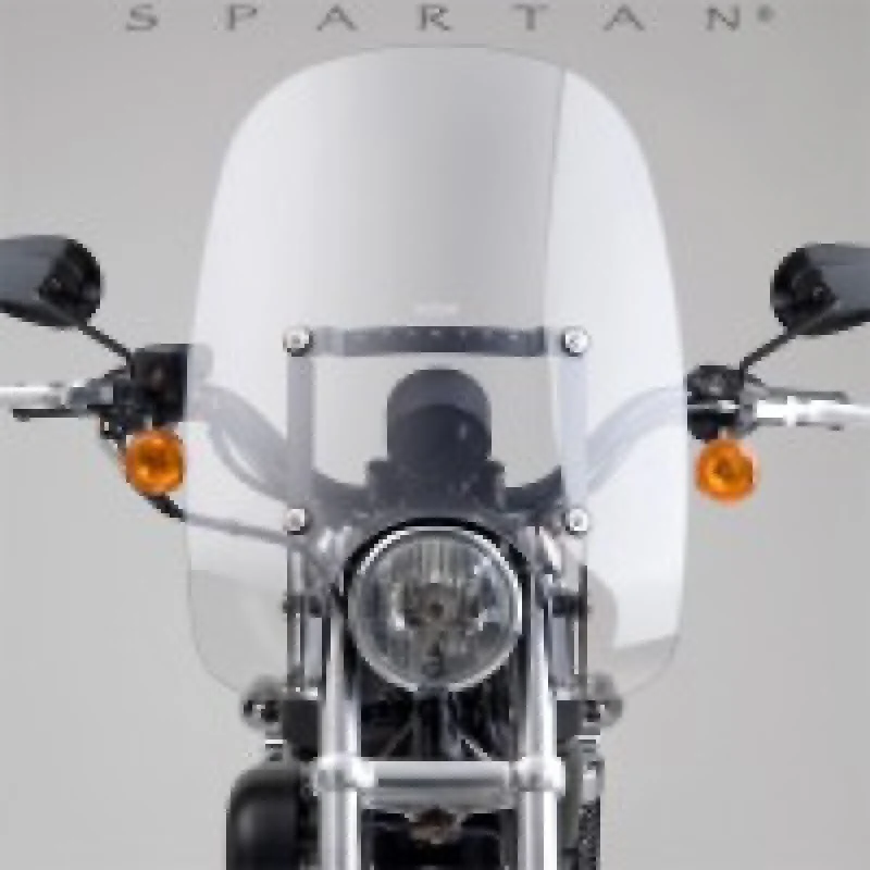 National Cycle 88-22 Harley-Davidson XL 39 mm. Spartan Windshield 19 in.-Clear