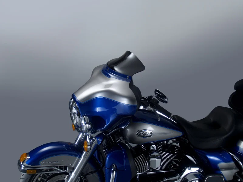 National Cycle 96-13 Harley FLHT/FLHX/FLHTK/SE Touring/ Tri-Glide Wave Low Windshield - Dark Tint - Image 2
