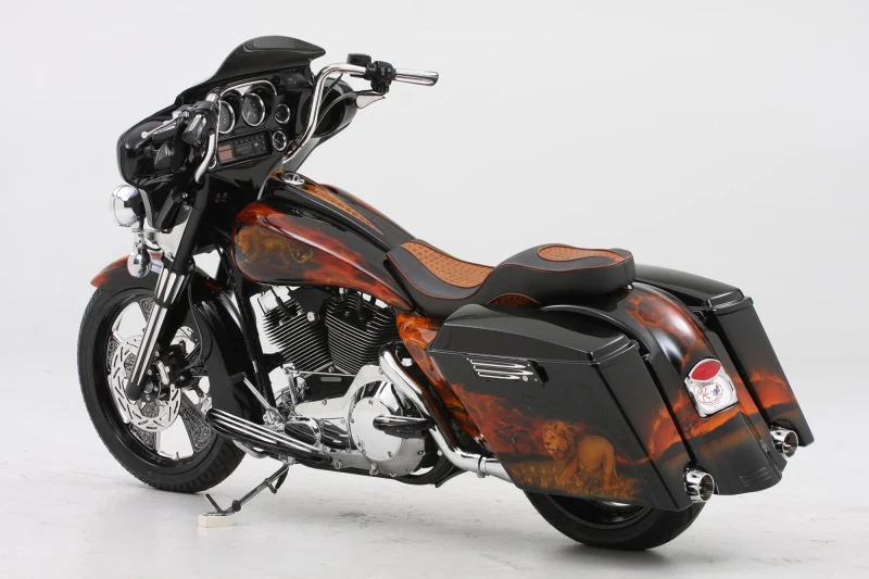 National Cycle 96-13 Harley FLHT/FLHX/FLHTK/SE Touring/ Tri-Glide Wave Low Windshield - Dark Tint - Image 3