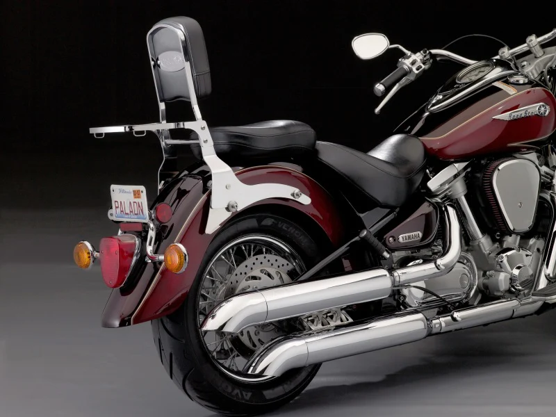 National Cycle 97+ Hon/ 16+ Indian/ 05-23 Kaw/ 01+ Suz/98-15 Yam Paladin Backrest w/Pad - Image 3