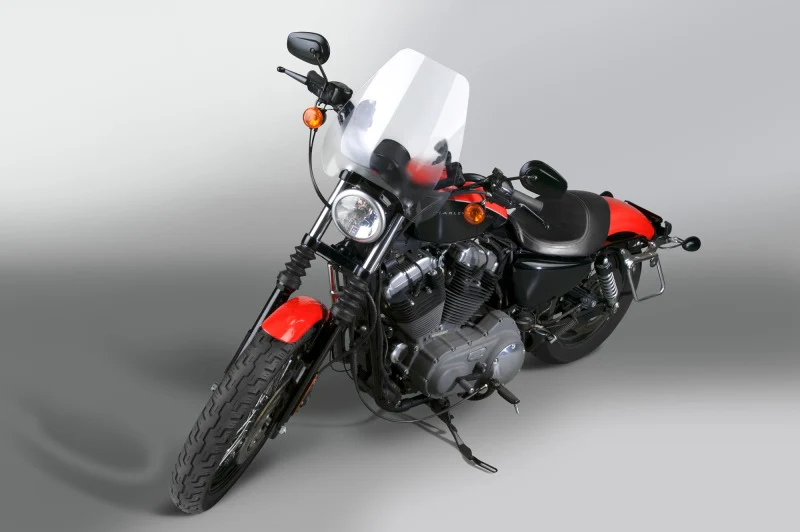 National Cycle Deflector Screen w/ Handlebar 1 in. Quick Set - Clear - Image 2