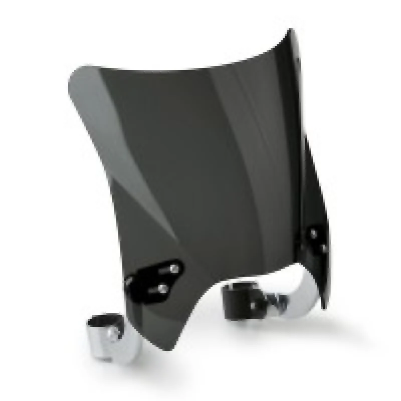 National Cycle Fits 44-51 mm. O.D. Mohawk Black Hardware/Straight Bracket/Windshield-Dark Tint