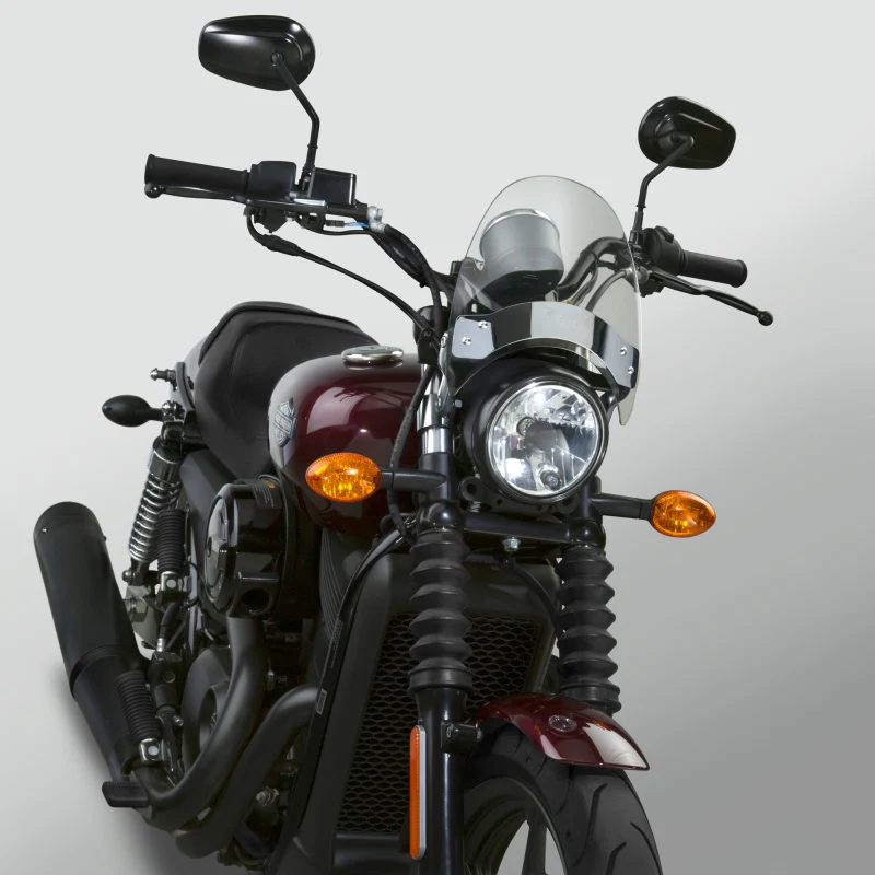 National Cycle Fits Up to 43 mm. O.D. Flyscreen-Chrome Lt. Tint - Image 2