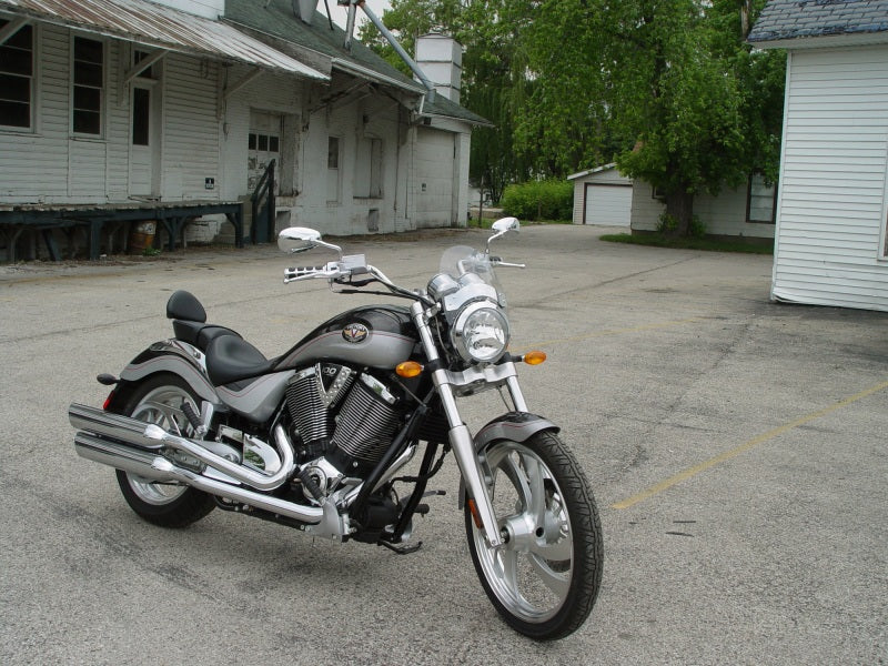 National Cycle Fits Up to 43 mm. O.D. Flyscreen-Chrome Lt. Tint - Image 4