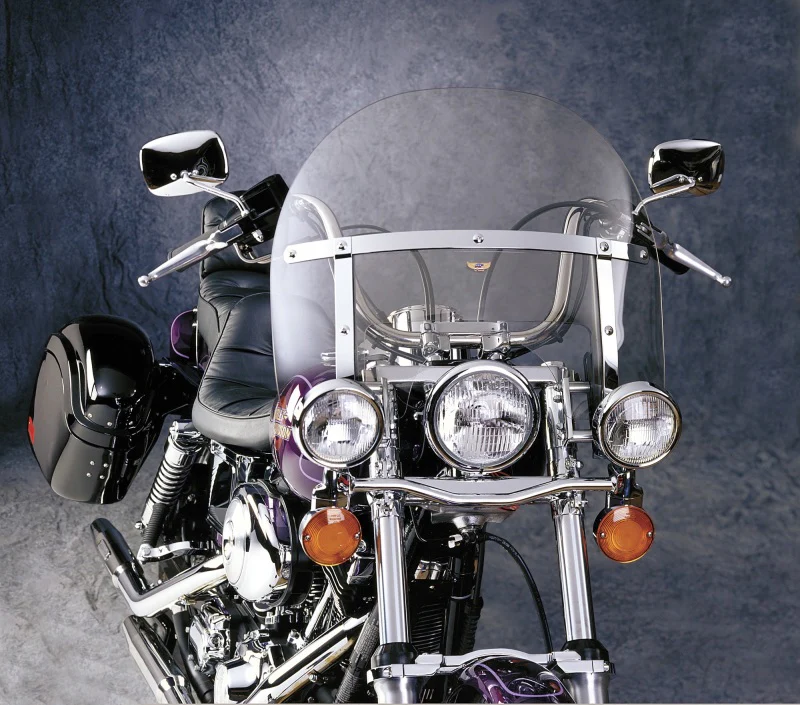 National Cycle Harley Davidson/Honda/Indian/Kawasaki/Suzuki/ Yamaha Chopped Heavy Duty Windshield - Image 2