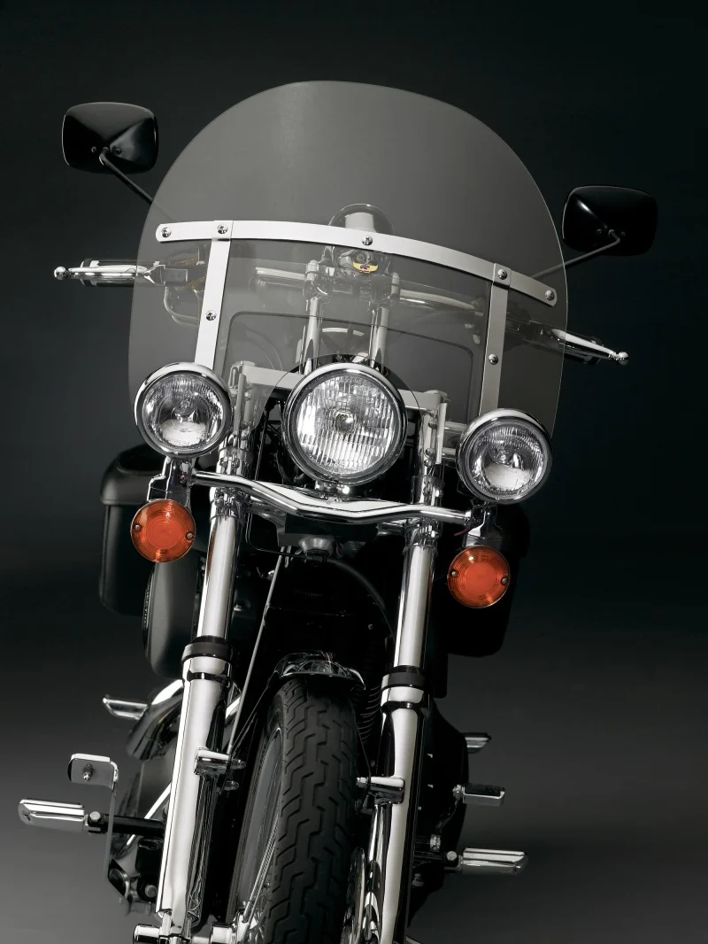 National Cycle Harley Davidson/Honda/Indian/Kawasaki/Suzuki/ Yamaha Chopped Heavy Duty Windshield - Image 4
