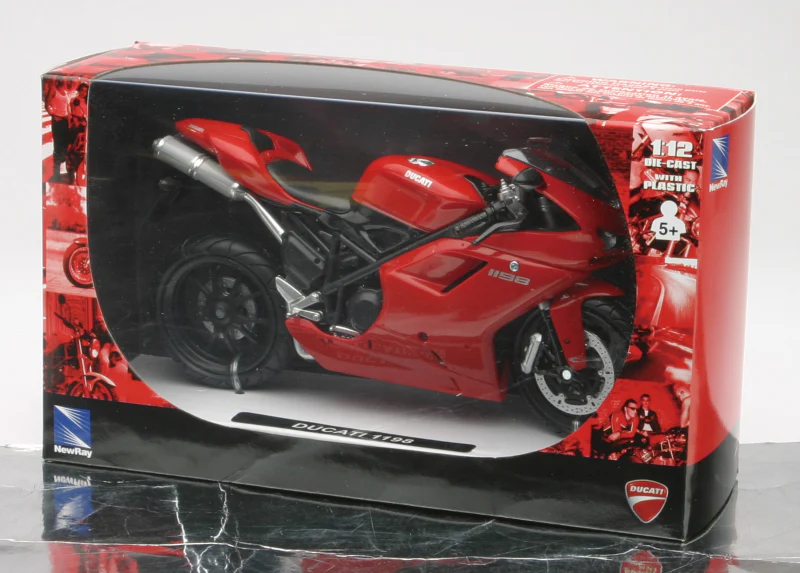 New Ray Toys Ducati 1198 Red Scale - 1:12 - Image 2
