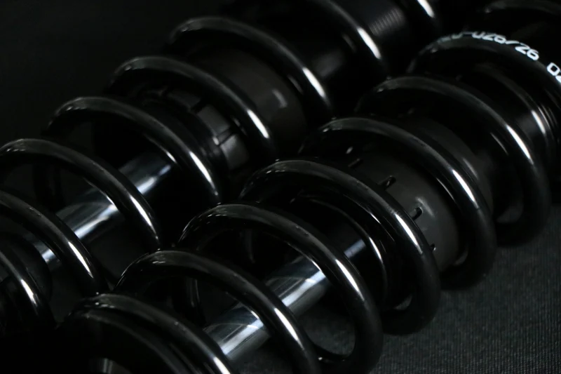 Ohlins 14-26 Harley FL Touring STX 36 Twin Blackline 12in Blk Reservoir Shocks - Standard Springs - Image 3