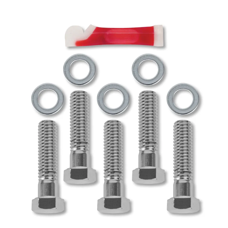 Performance Machine 00-Up HD Bolt Set Pulley - Chrome - Image 2