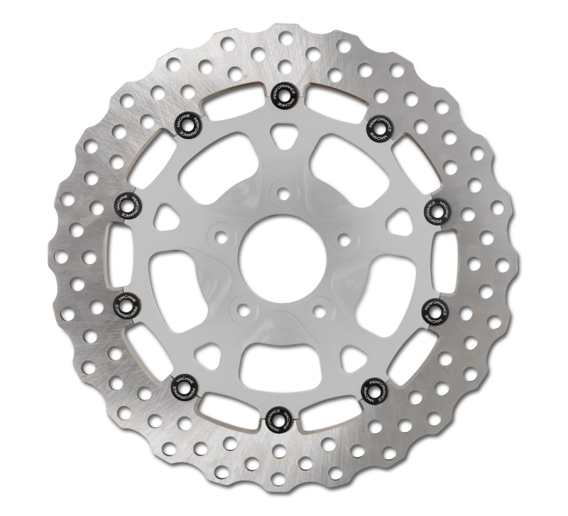 Performance Machine Disc Carr Dominator 320Mm X .20 Ff No O/S Front Chrome