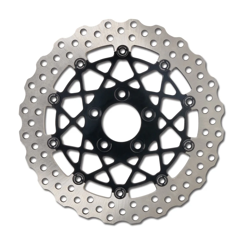 Performance Machine Disc/Carr Speedstar 11.5in x .20 FF No O/S Rr - Black Ano
