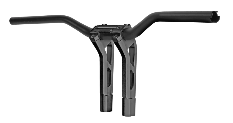Performance Machine Phatbar H-Bar Assy, 9in Riser, 1-1/4in Bar, Int Wire, Gauge Mnt - Black Ops