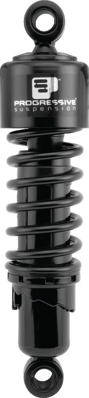 Progressive Harley 412 Series Shocks 12.0in - Black - Image 2