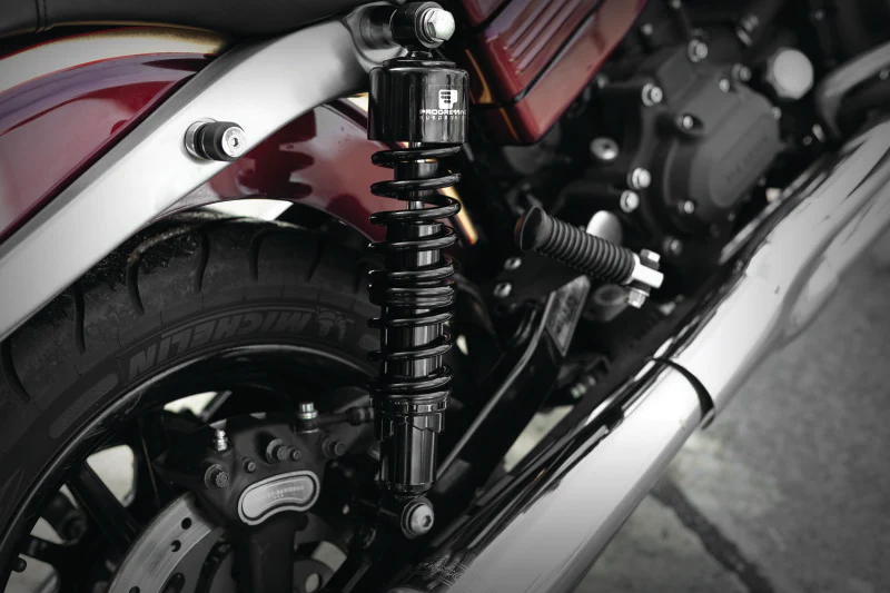 Progressive Harley 412 Series Shocks 13.5in - Black - Image 6