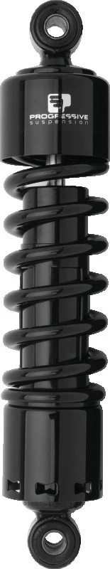 Progressive Harley 412 Series Shocks 14.0in - Black - Image 2