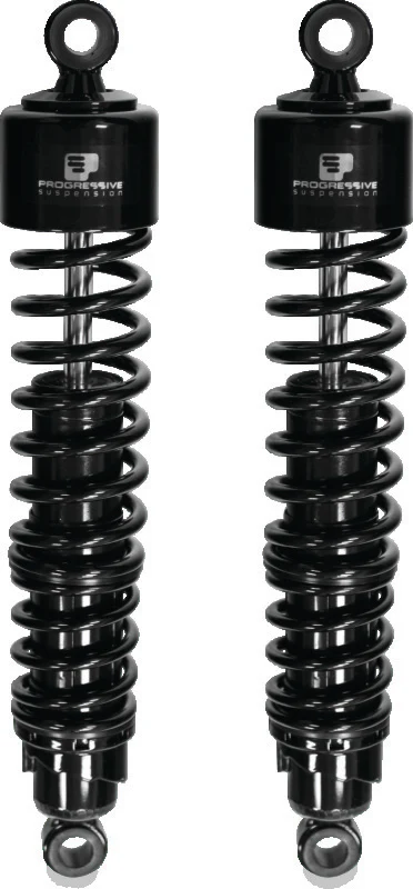 Progressive Harley 413 Series Shocks 15.0in - Black - Image 2
