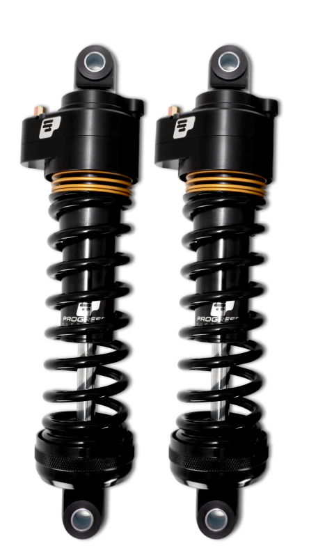 Progressive Harley Ultra Low-QPS 944 Series Shocks, 12.5in, 11in Ride Height Heavy Duty - Black / G - Image 2