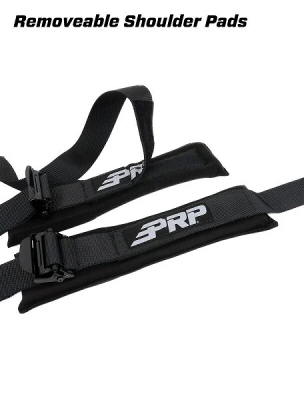 PRP 5.3x2 Harness - 5 Point Harness 3In Lap Belts 2In Shoulder Belts w/ Removable Pads - Image 3