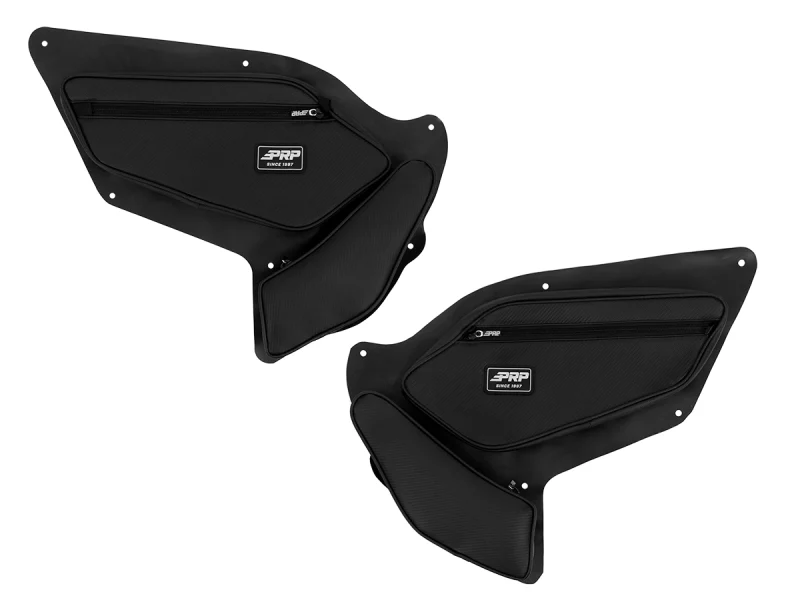 PRP Polaris RZR PRO XP/PRO R/Turbo R Front Door Bags with Knee Pad (Pair) - Image 2