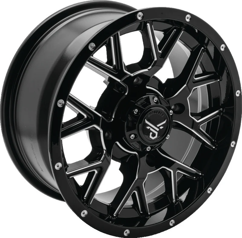 QuadBoss Barbwire 14X7 - 5+2 - 4/137 - Black Machined - Image 2