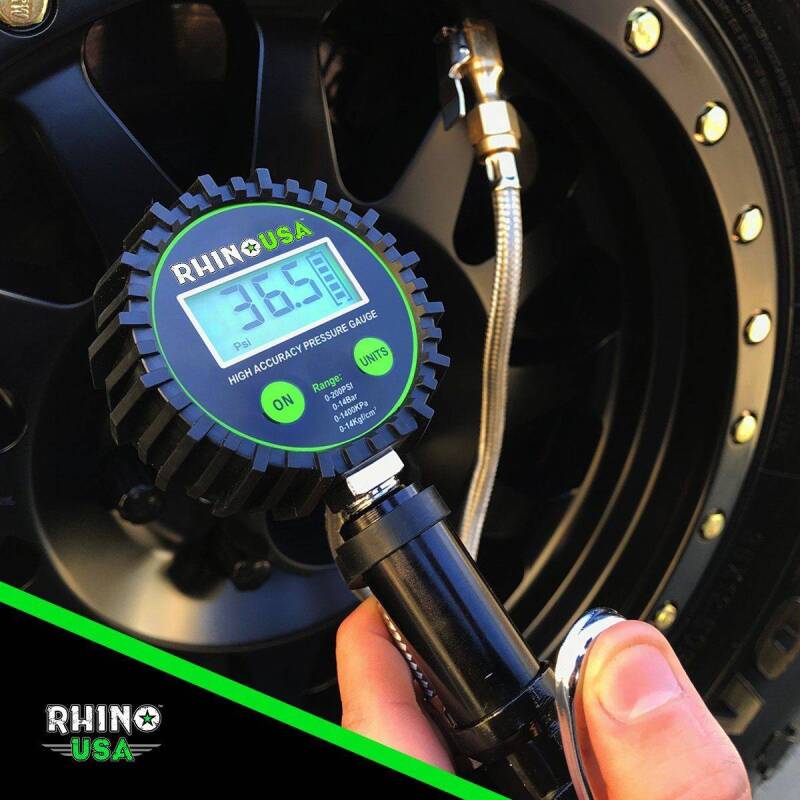 Rhino USA 200 Psi Digital Tire Inflator Gauge - Image 2