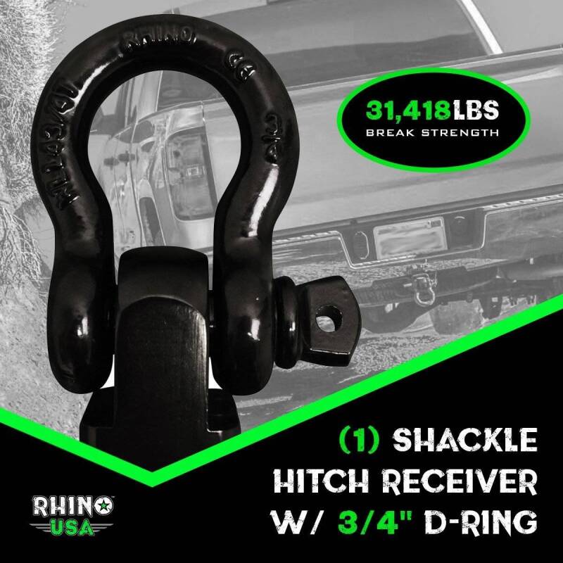 Rhino USA 30Ft Tow Strap/Hitch Combo - Image 6