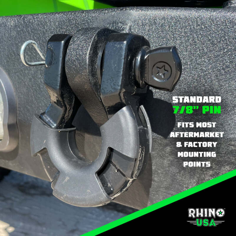 Rhino USA 8T Super Shackle 2-Pack (Red) - Image 3