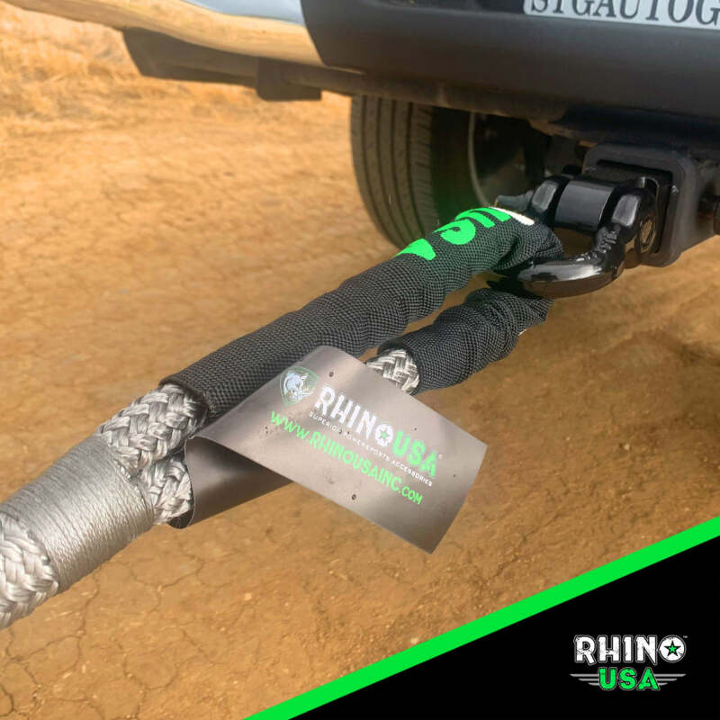 Rhino USA Kinetic Energy Recovery Rope (1In X 30Ft) Green - Image 3