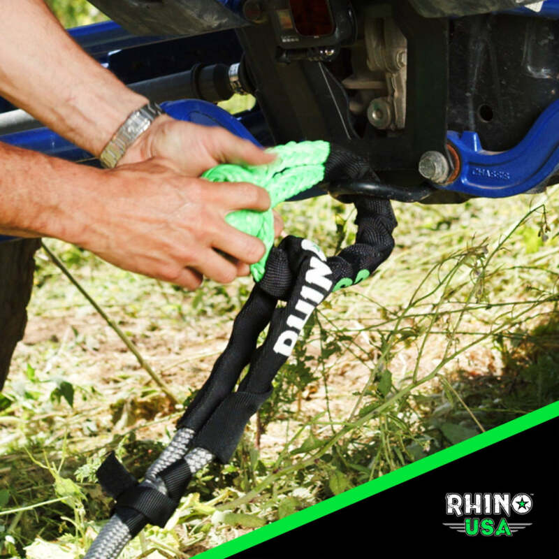 Rhino USA Kinetic Energy Recovery Rope (7/8In X 20Ft) Green - Image 4