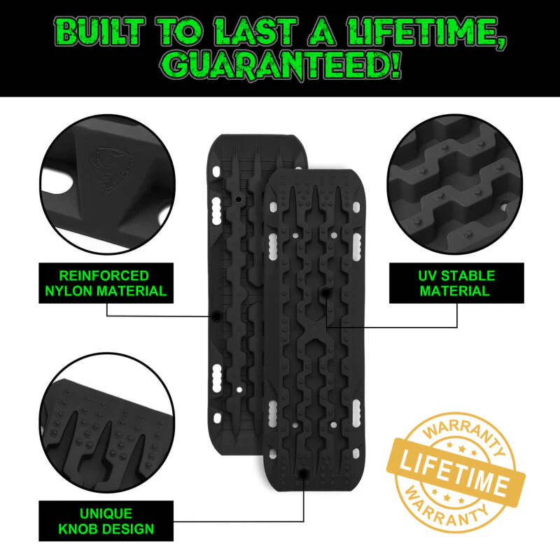 Rhino USA Recovery Traction Boards - Black (Pair) - Image 6