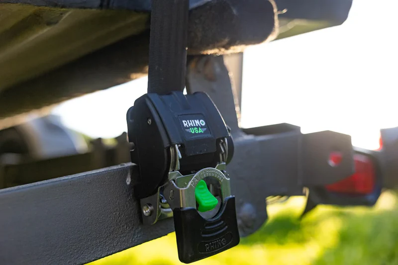 Rhino USA Retractable Transom Straps (2 Pack-Black) - Image 5