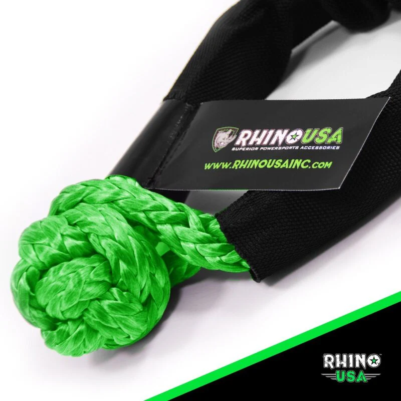 Rhino USA Synthetic Soft Shackles Green (2-Pack) - Image 2