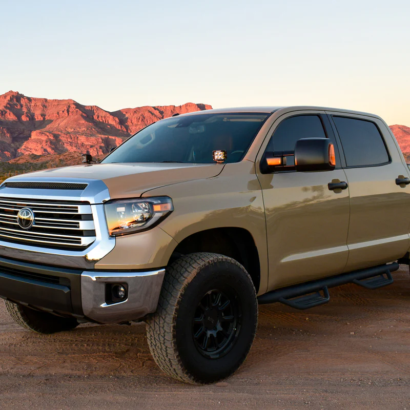 Rigid Industries 14-20 Toyota Tundra A-Pillar Light Kit w/D-SS Flood - Image 4