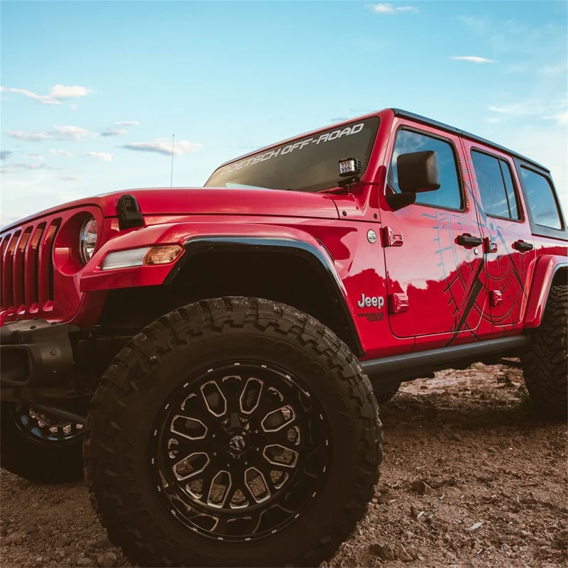 Rigid Industries 2018 Jeep JL - A-Pillar Mount Kit - Mounts Set of D / D-SS / SR-M / Ignite Series - Image 5