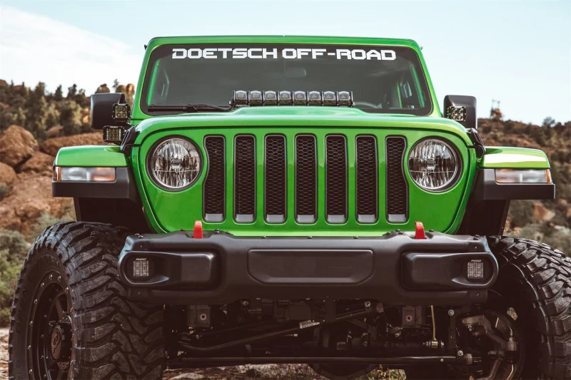Rigid Industries 2018 Jeep JL - Hood Mount Kit - Mounts 20in Adapt Series - Image 5