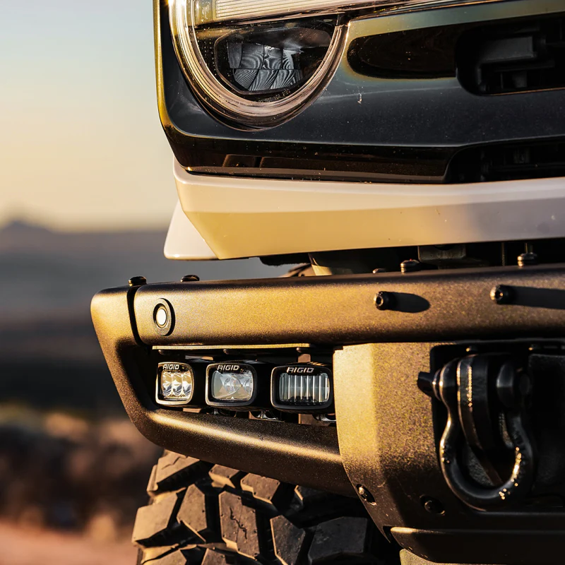 Rigid Industries 2021+ Ford Mod Bumper Triple SR-M Fog Light Kit - Image 5