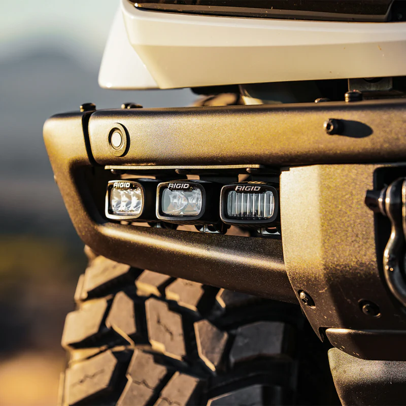 Rigid Industries 2021+ Ford Mod Bumper Triple SR-M Fog Light Kit - Image 6