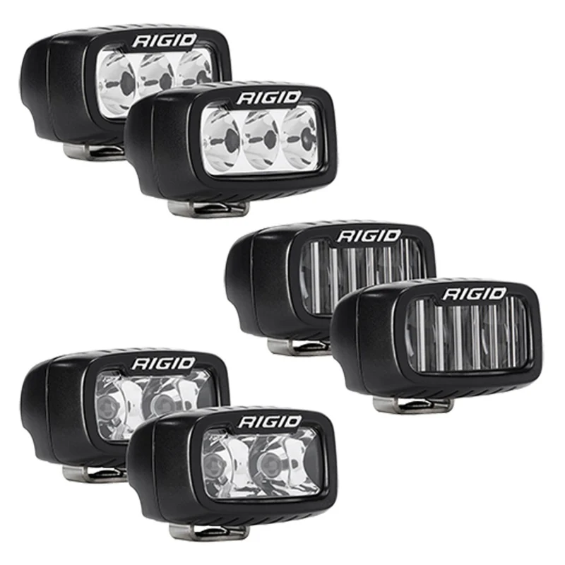 Rigid Industries 2021+ Ford Mod Bumper Triple SR-M Fog Light Kit - Image 7