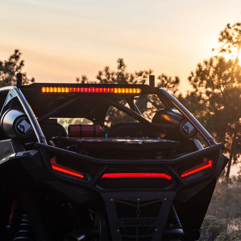 Rigid Industries 28in Chase Light Bar Universal - Rear Facing 27 Mode 5 Color LED Light Bar - Image 14