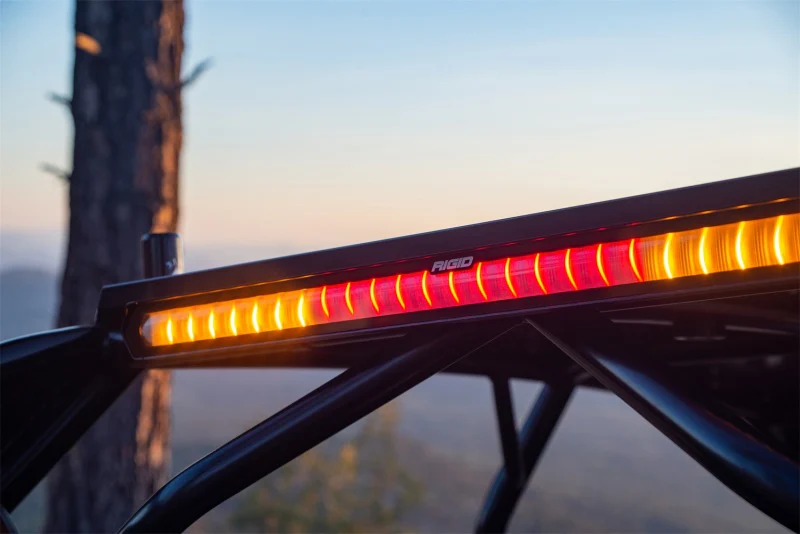 Rigid Industries 28in Chase Light Bar Universal - Rear Facing 27 Mode 5 Color LED Light Bar - Image 4