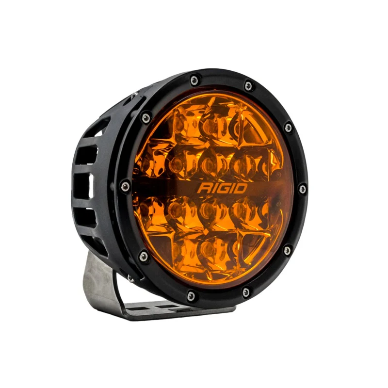 Rigid Industries 360-Series 6in SAE Fog w/ Amber PRO Lens - White (Pair) - Image 8
