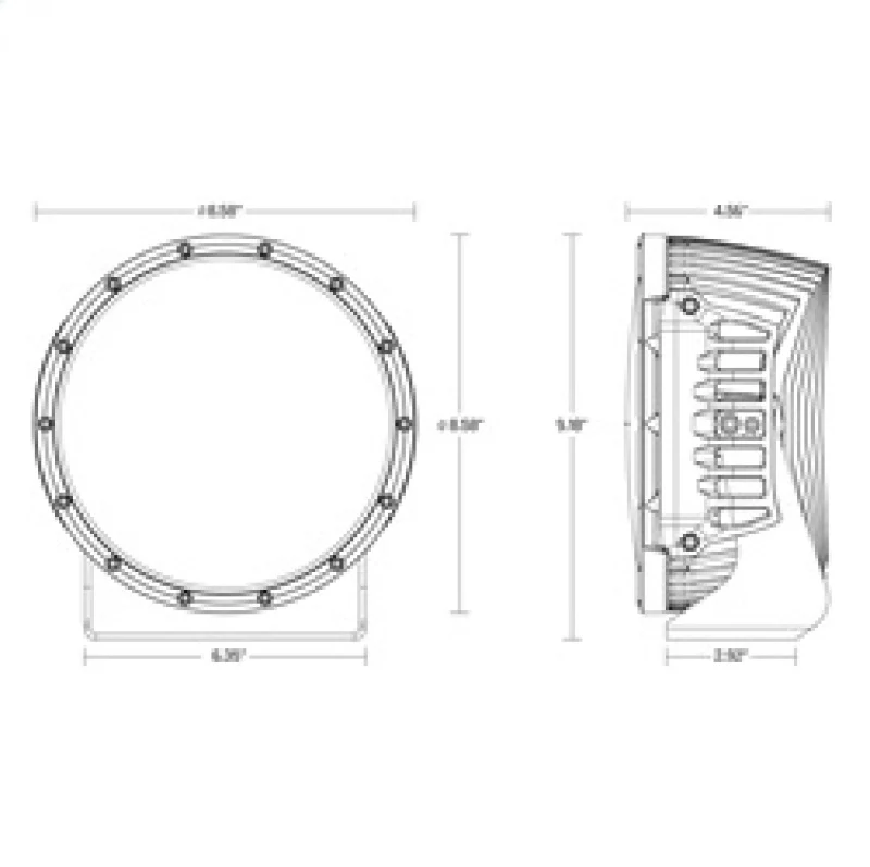 Rigid Industries 360-Series 9in LED Off-Road Spot Beam - RGBW - Image 23