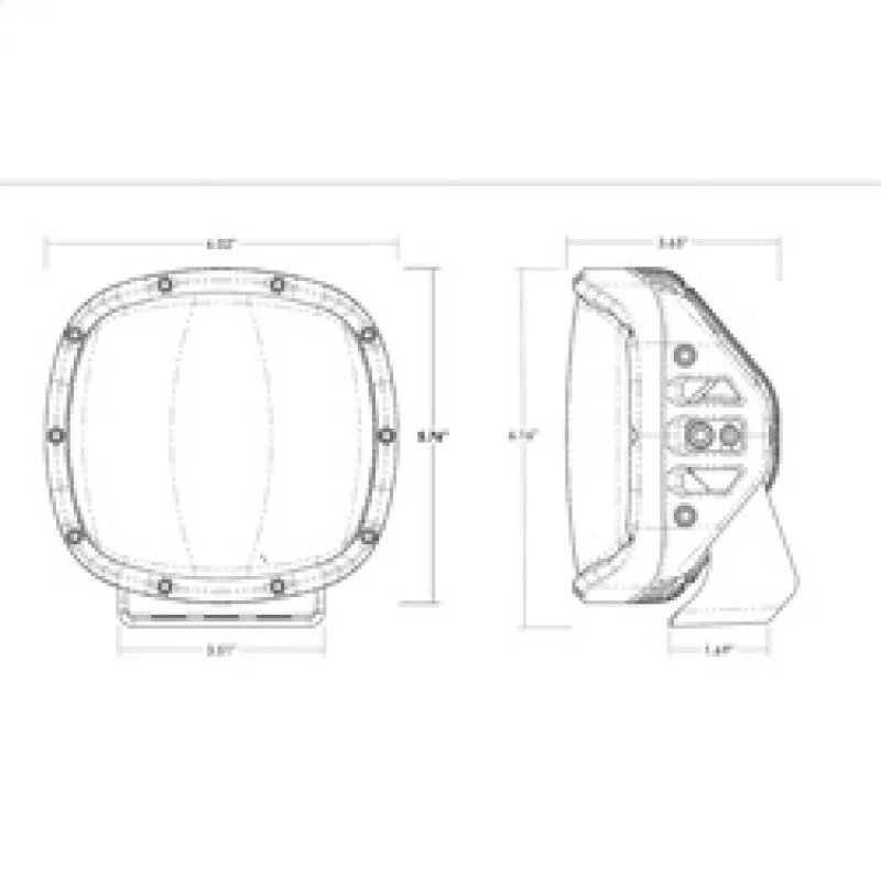 Rigid Industries Adapt XP w/ Amber PRO Lens (Pair) - Image 4