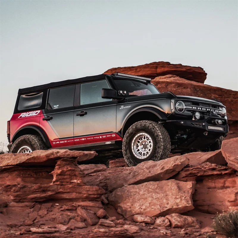 Rigid Industries Revolve 40in Bar w/Amber Trim Ring - Image 2