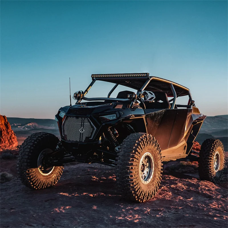 Rigid Industries Revolve Pod w/Amber Trim Ring - Pair - Image 6