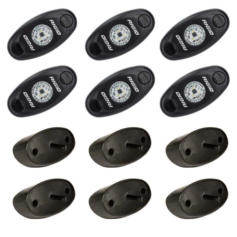 Rigid Industries Rock Light Kit- Cool White (6 lights) - Image 5