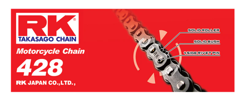RK Chain 428-120 - Natural