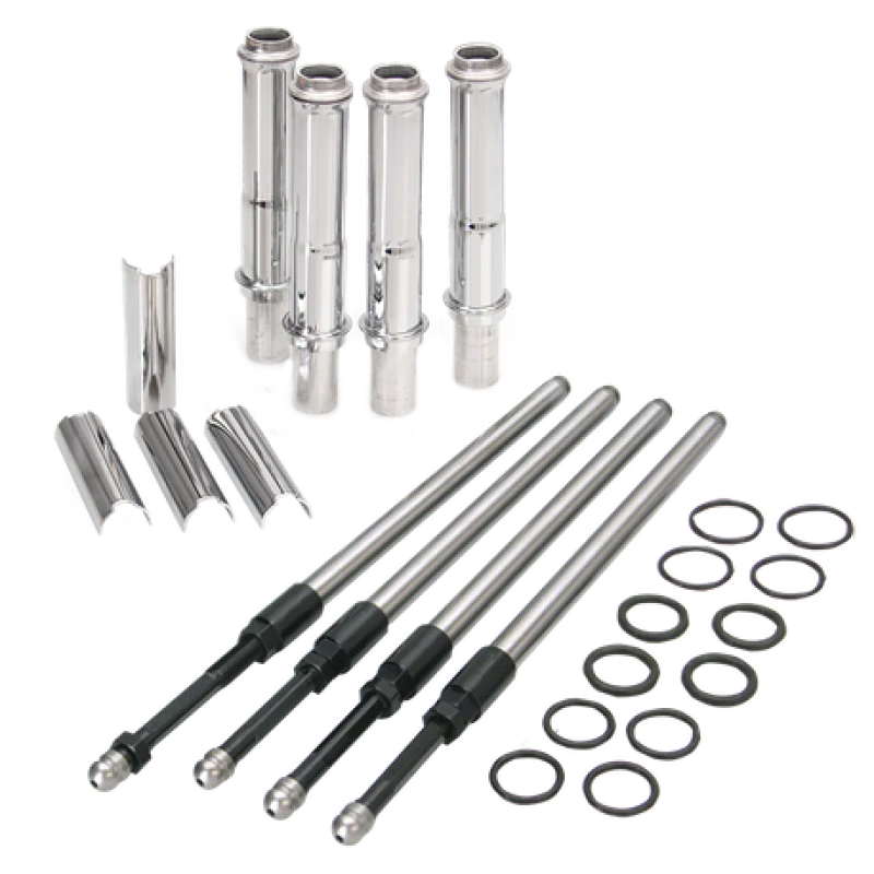 S&S Cycle 1999+ BT Stock Engine Height w/ 4.937in Length Cylinders Adjustable Pushrod Set - Image 2