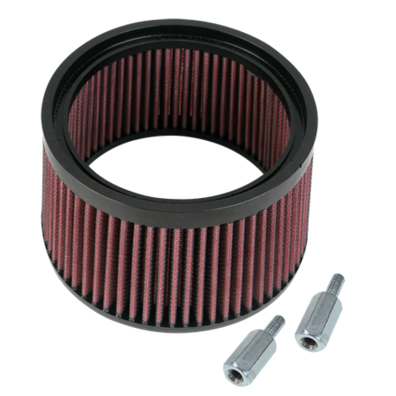 S&S Cycle 1in Taller Pleated Stealth Air Filter Kit - Image 2