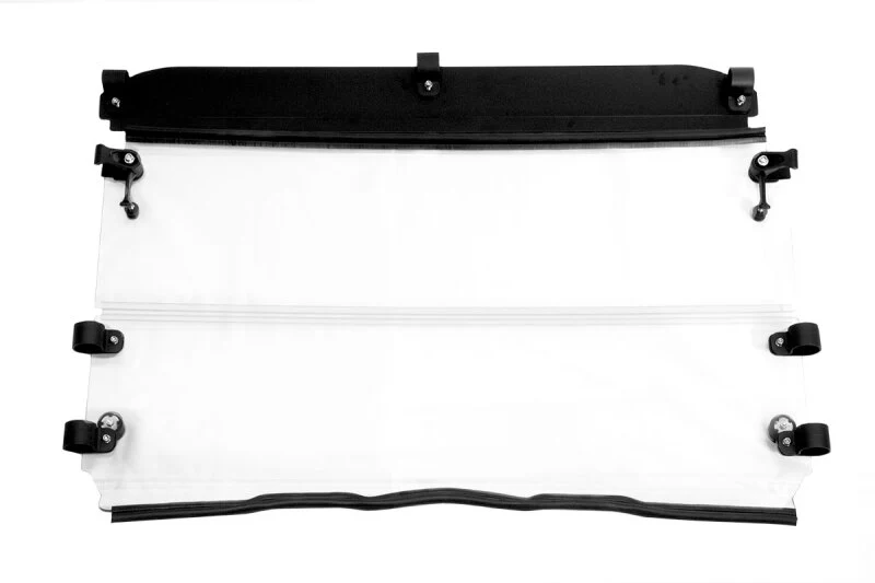 Seizmik 10-14 Polaris 400-570 Ranger Mid-Size - 1.75 in. Versa-Fold Windshield - UV Resistant Poly